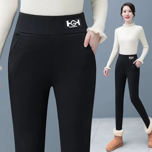 Calças Thermo Slim Fit com bolsos para mulher (EM PROMOÇÃO 2X1)