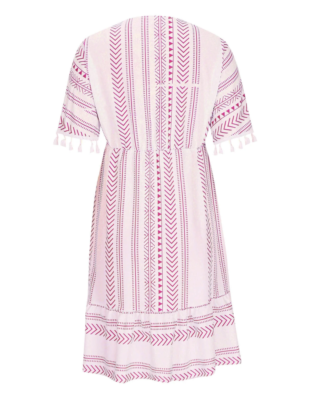 Vestido Elegante com Renda e Estampado