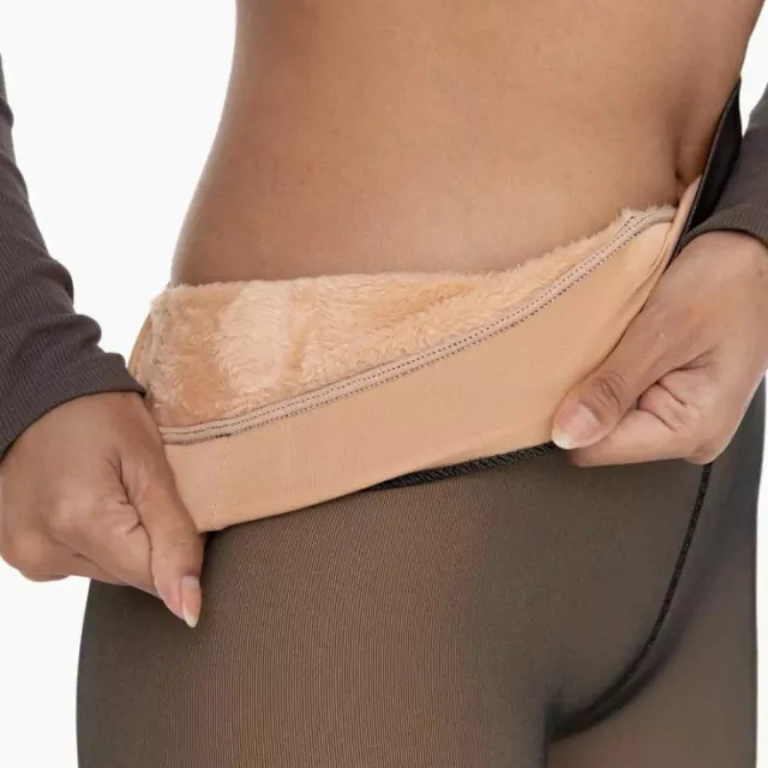Perneiras Térmicas de Mulher com Efeito Pele