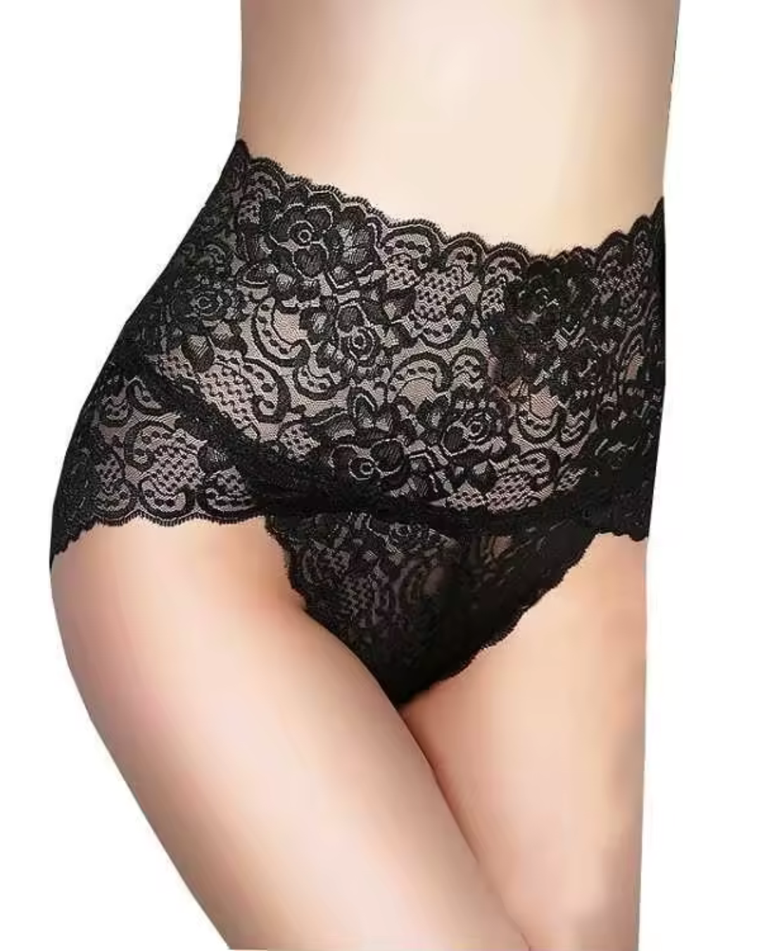 Calcinhas de Renda de Cintura Alta (OFERTA 2X1)