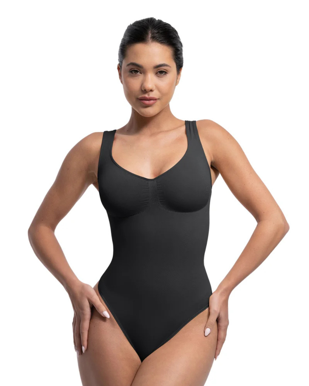 Body modelador sem costuras para mulher