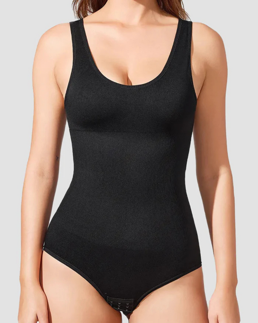 Body sem Costuras com Decote Redondo e Gola Redonda para Mulher