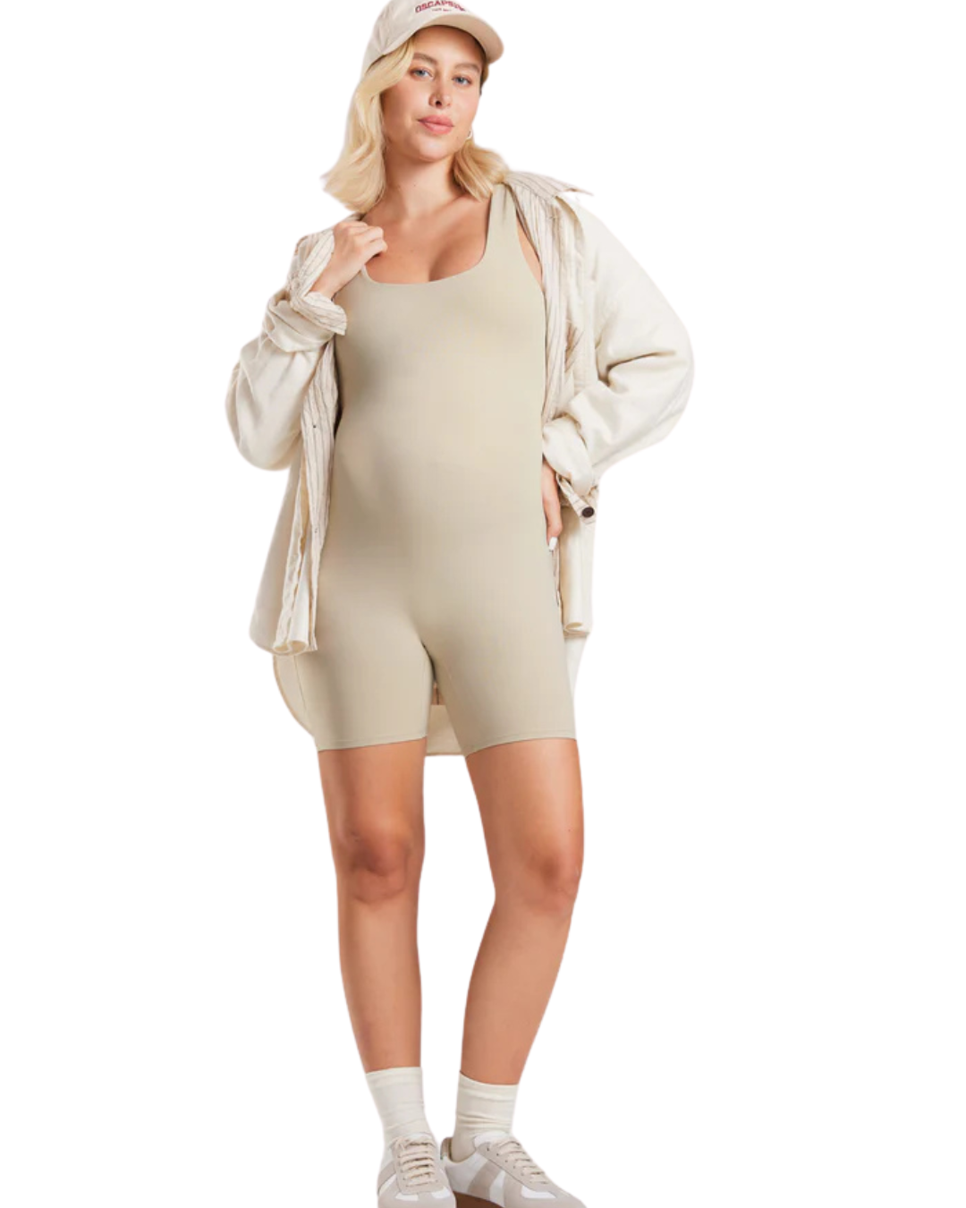 Body de Maternidade Sem Mangas para Apoio e Conforto