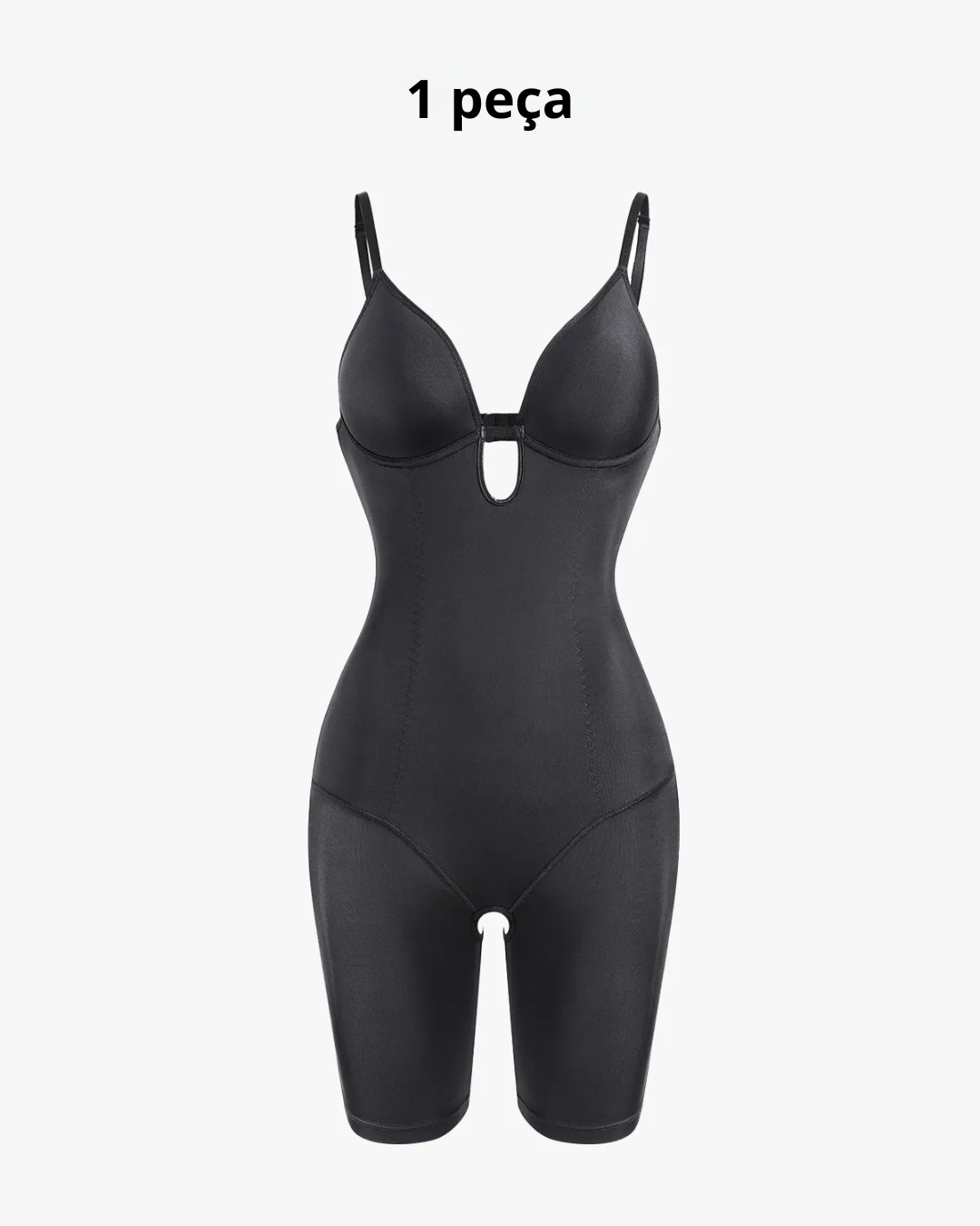 Body Modelador de corpo 2 em 1 com controlo da barriga