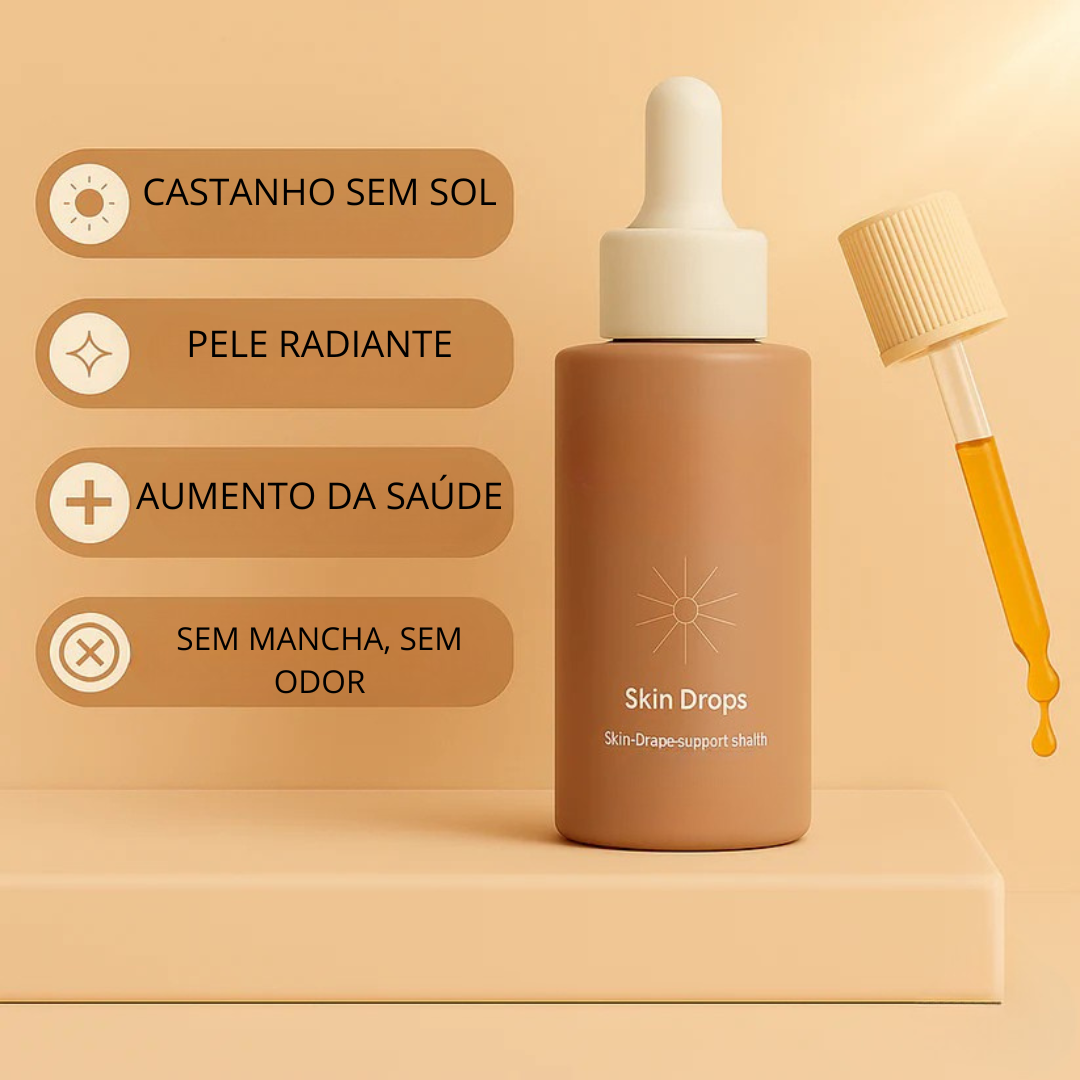 Gotas bronzeadoras bebíveis