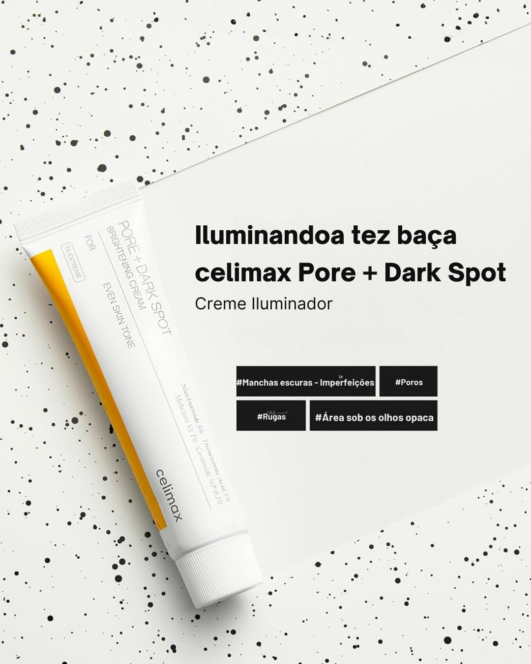 Creme Anti-manchas Pore+: Hidratante, Não Irritante e Redutor de Poros (EM PROMOÇÃO 2X1)