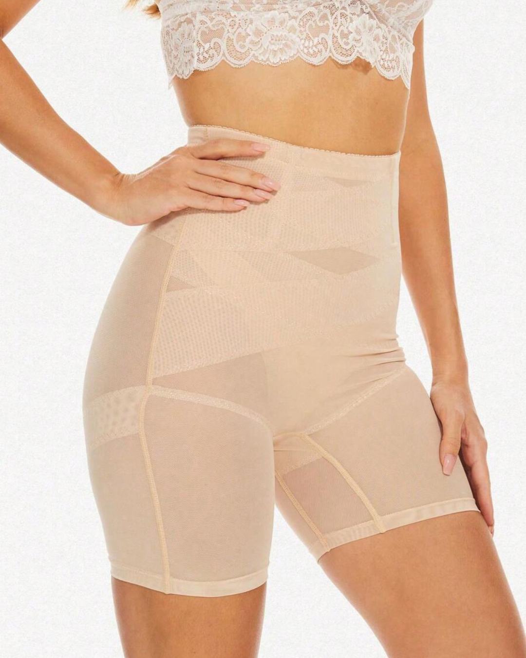 Modelador de Corpo Curto com Controlo da Barriga e Aumento das Nádegas (OFERTA 2X1)