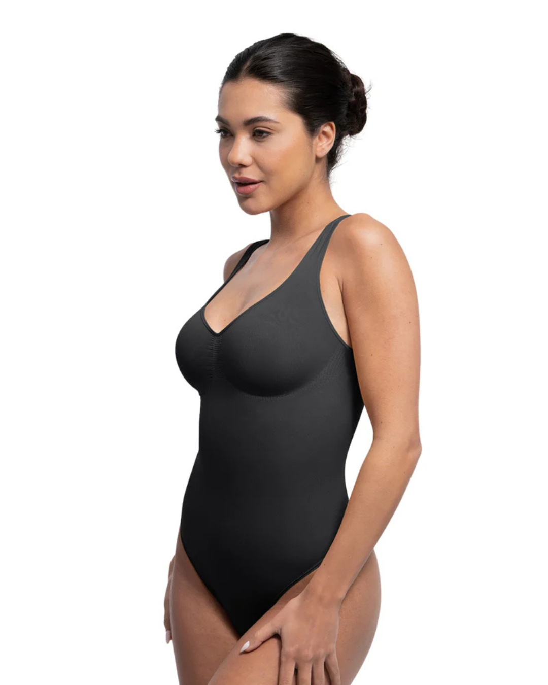 Body modelador sem costuras para mulher