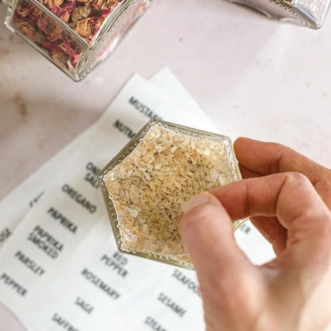 Frascos magnéticos para especiarias de 10 unidades