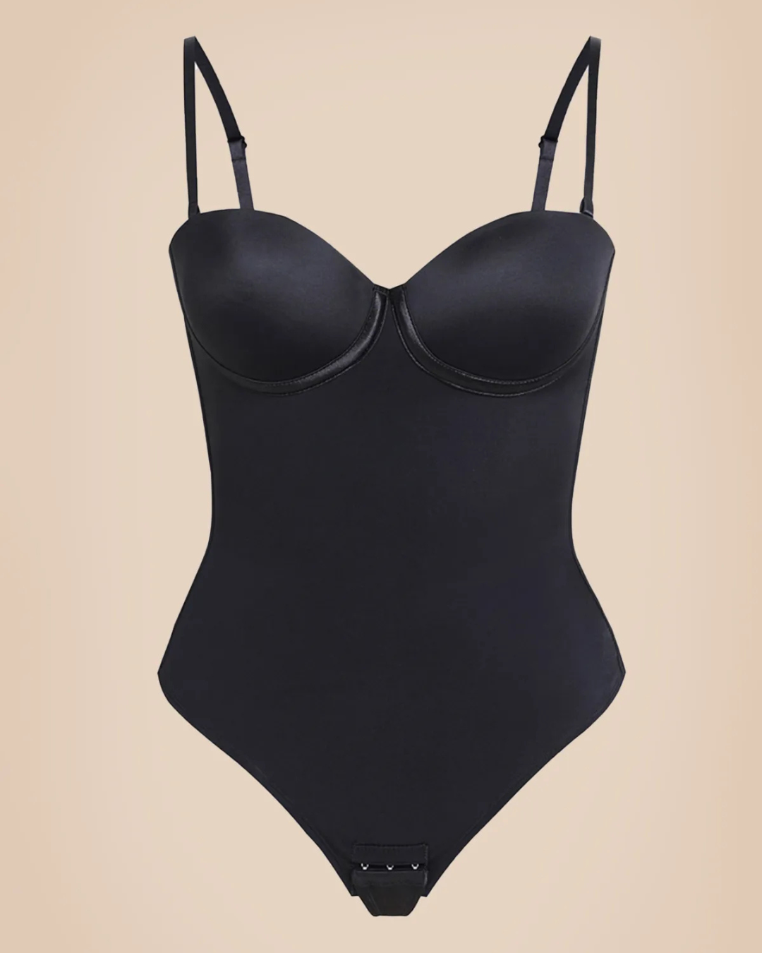 Body Shaper sem Costuras com Tanga e Laço nas Costas