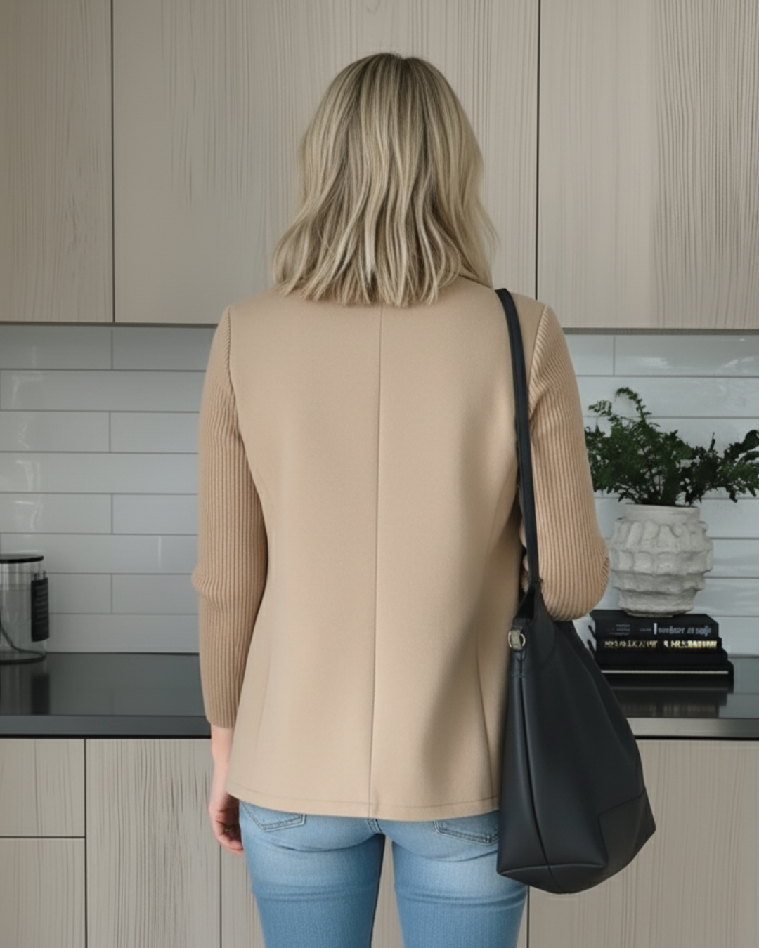 Casaco estilo blazer para mulher