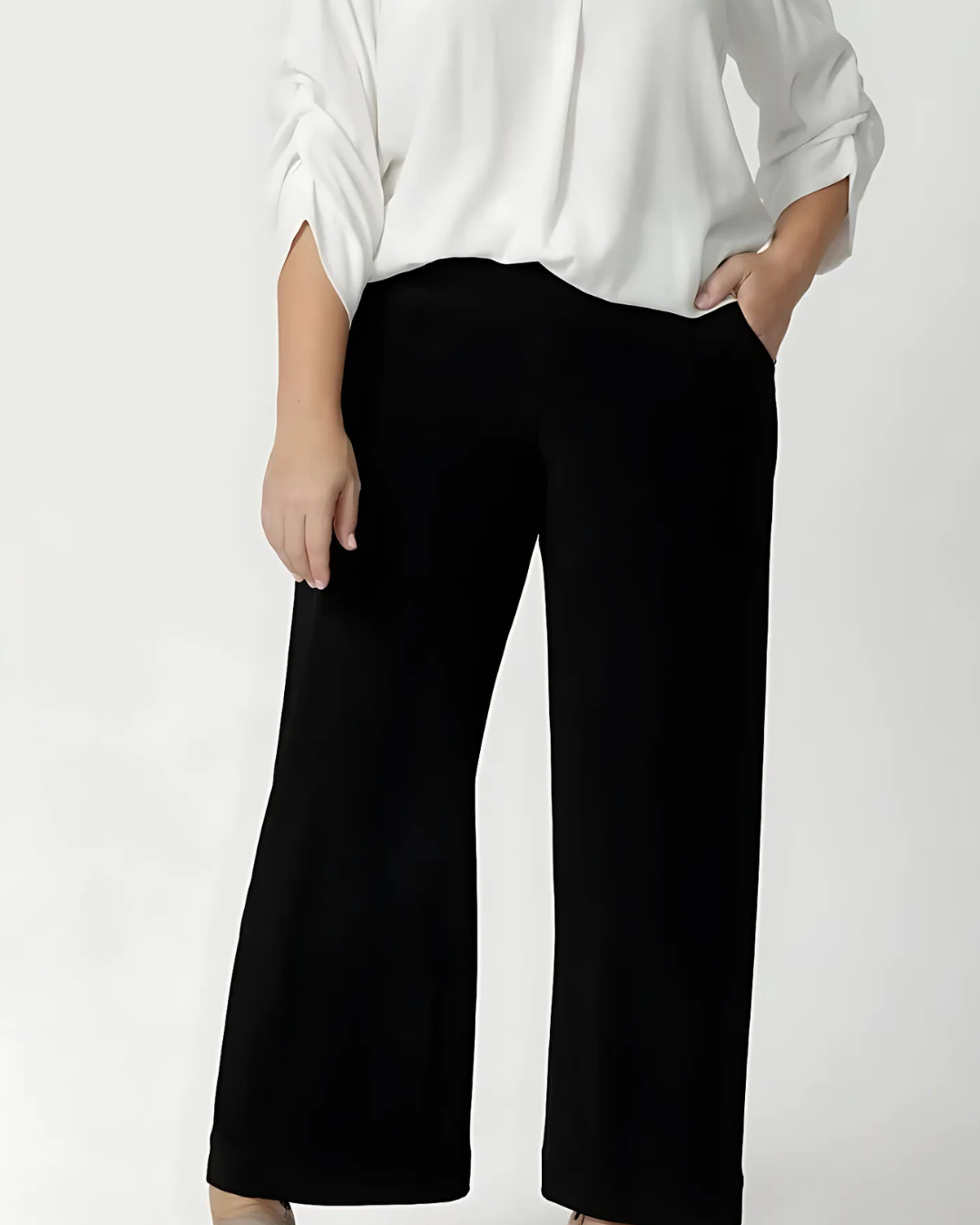 Calças Casuais Leves, Macias e Elásticas para Mulher