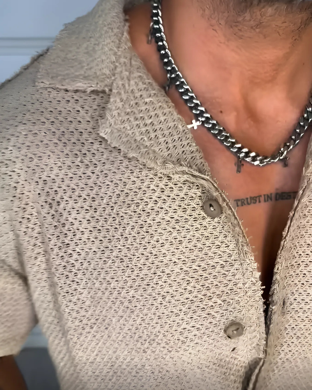 Camisa de manga curta para homem