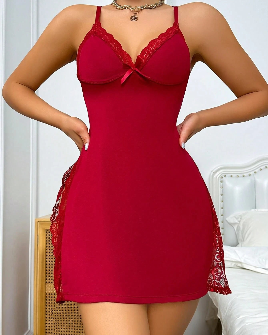 Body de Renda Sexy de uma Peça