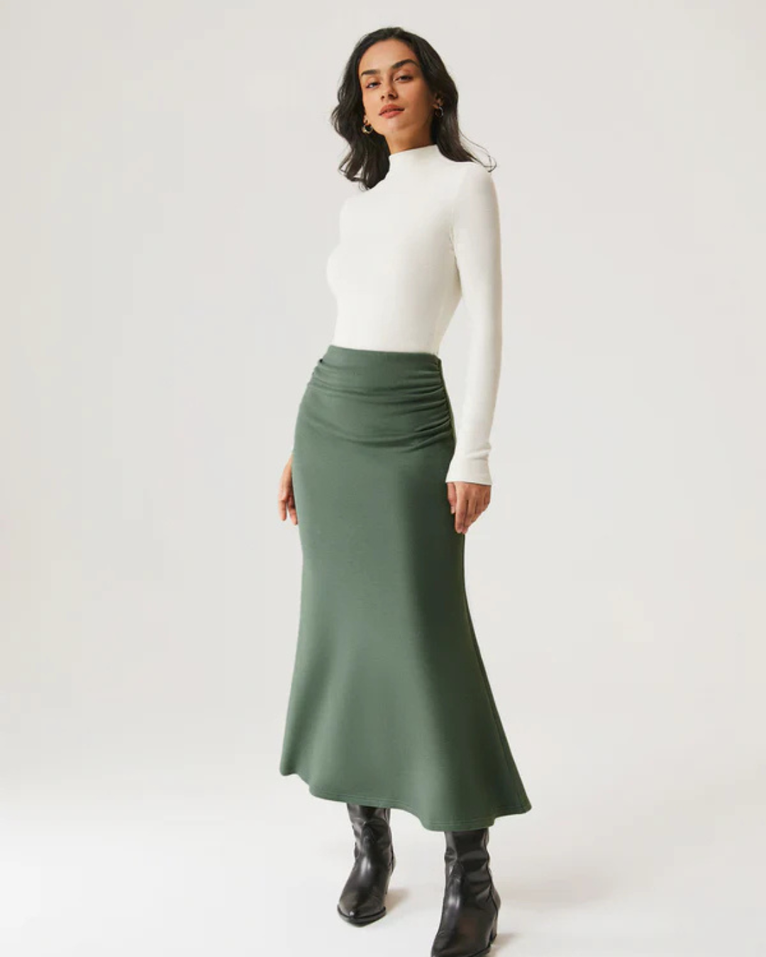 Saia Longa Estilo Sereia para Mulher