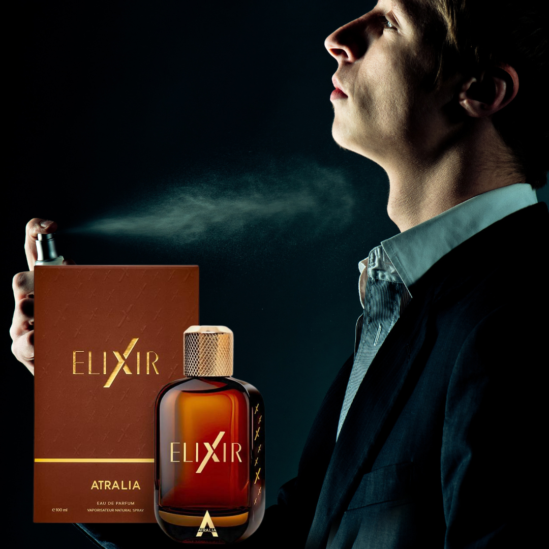 Perfume de longa duração Atralia Elixir para homem