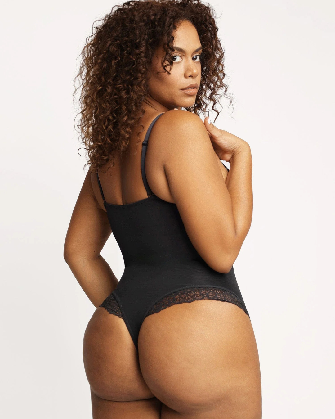 Corpete de Renda com Decote em V Profundo