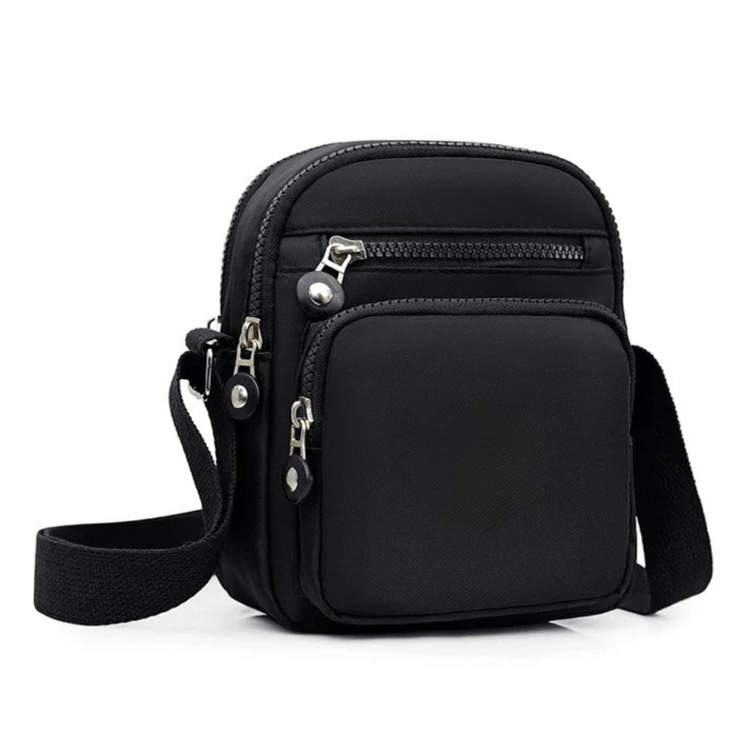 Bolsa leve com design multi-compartimentos