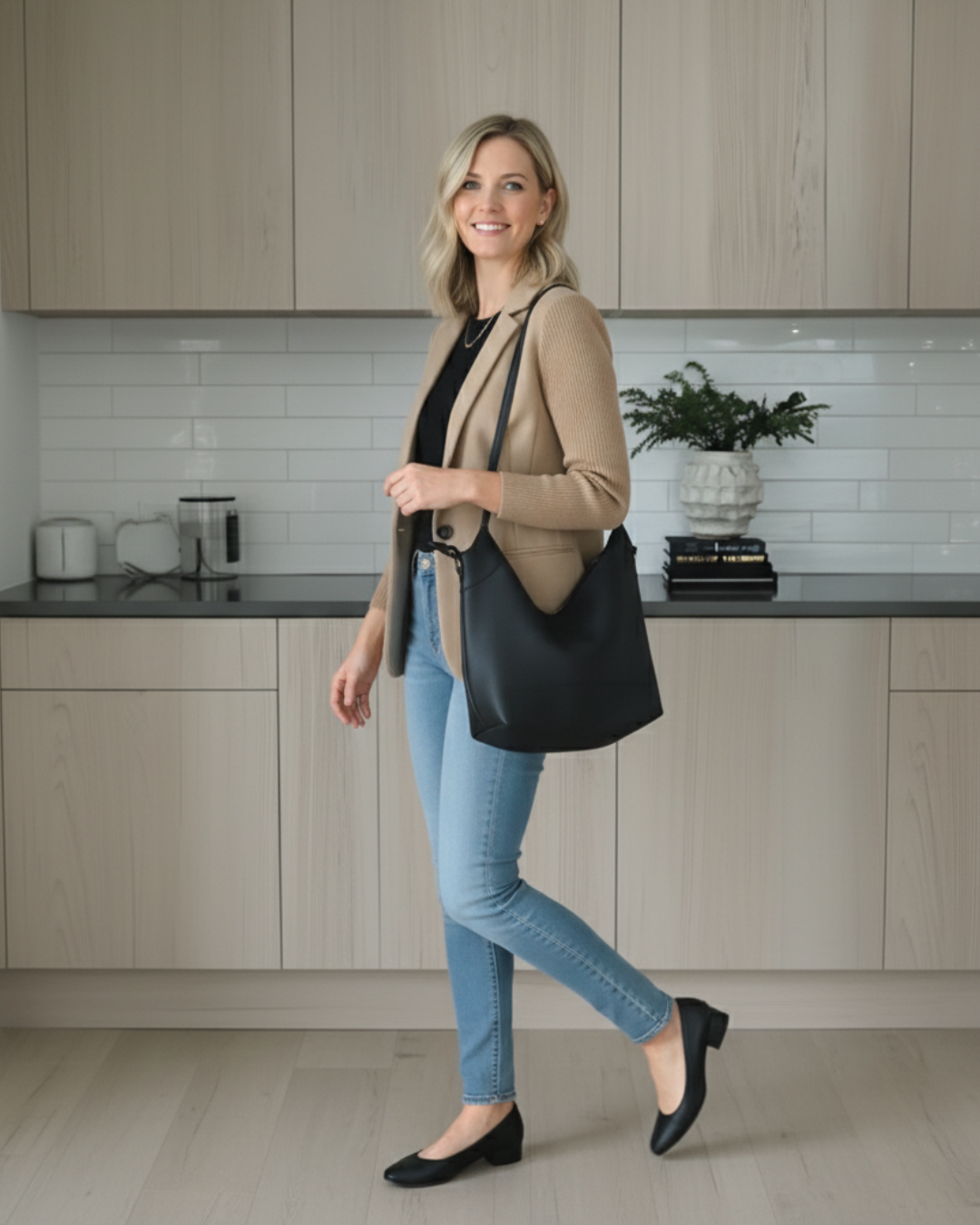 Casaco estilo blazer para mulher