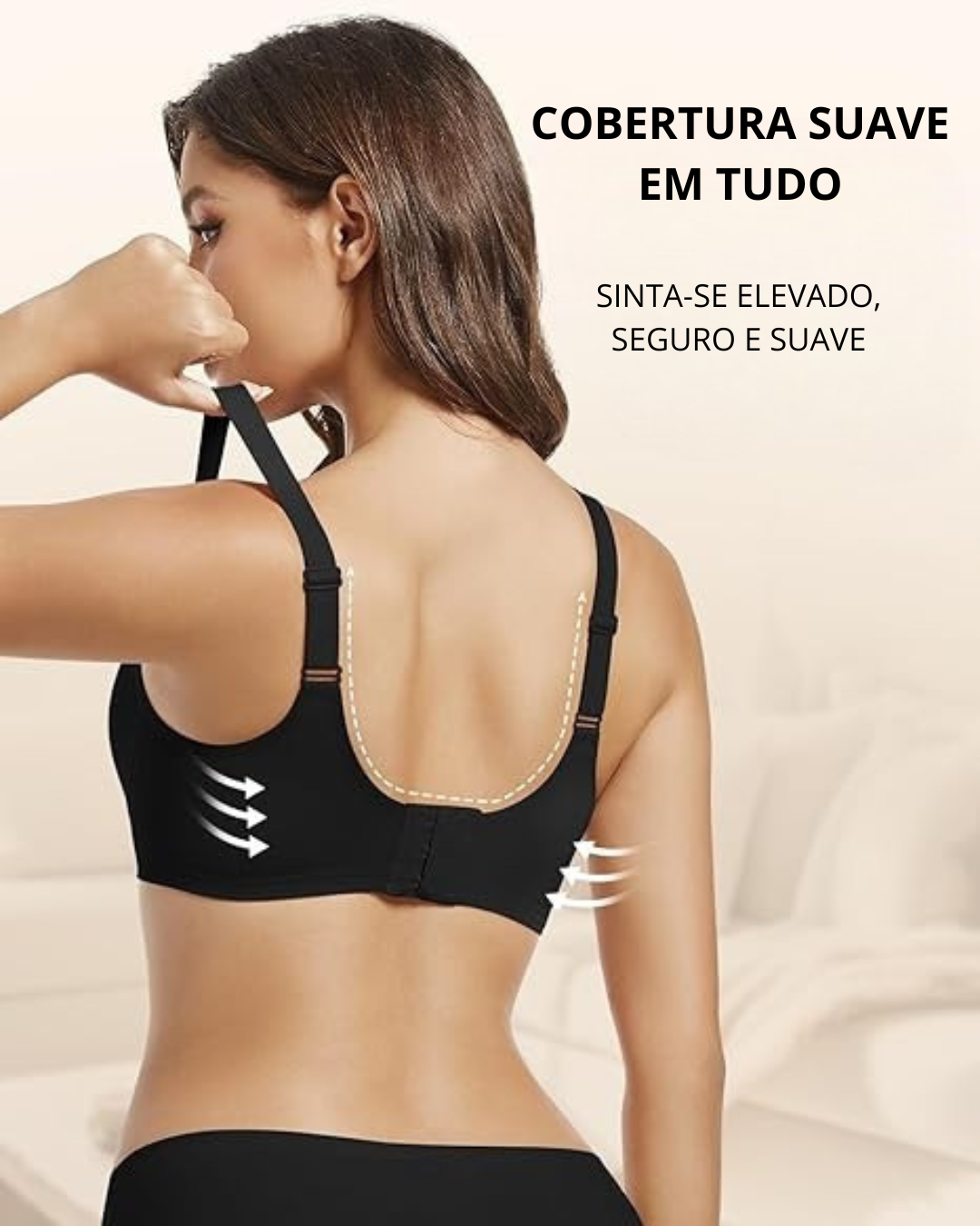 Sutiã Push-Up Macio e Confortável Sem Costuras (OFERTA 2X1)