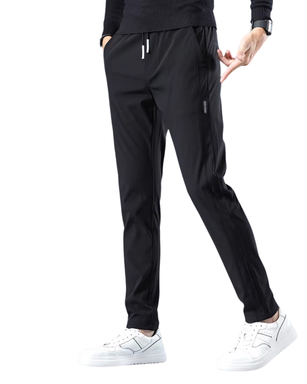 Calças Elásticas de Secagem Rápida Unissexo