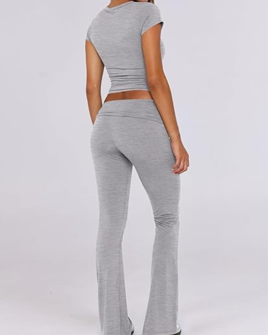 Conjunto Desportivo de 2 Peças para Mulher com Design de Ioga