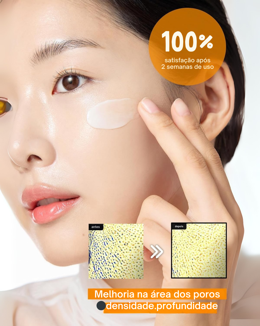 Creme Anti-manchas Pore+: Hidratante, Não Irritante e Redutor de Poros (EM PROMOÇÃO 2X1)