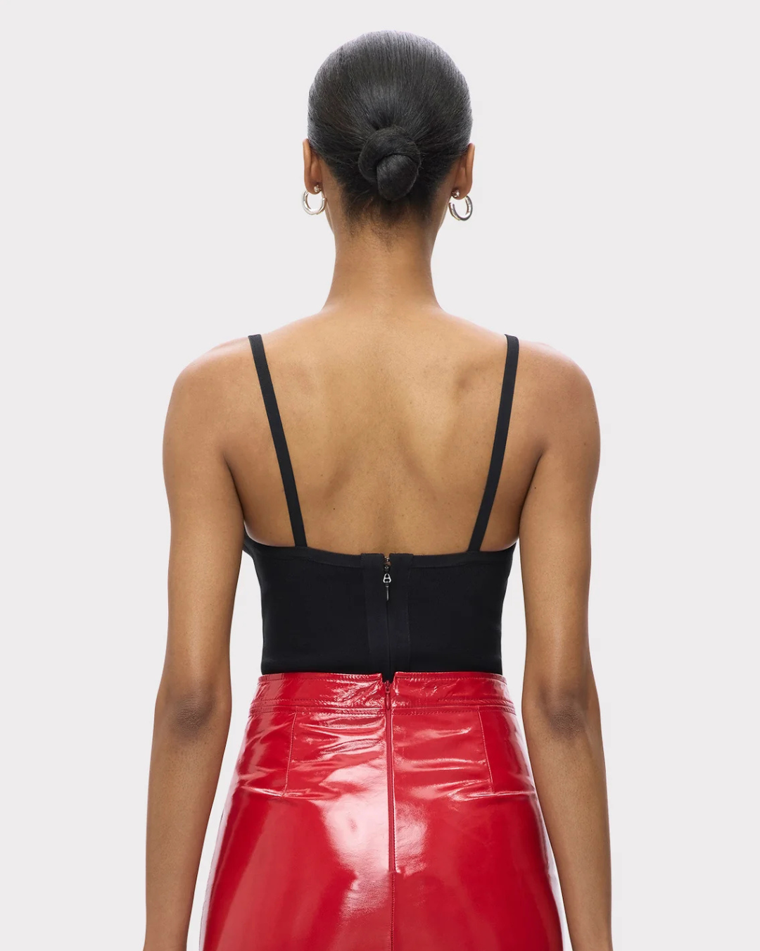 Body Sem Mangas com Decote em Forma de Coração