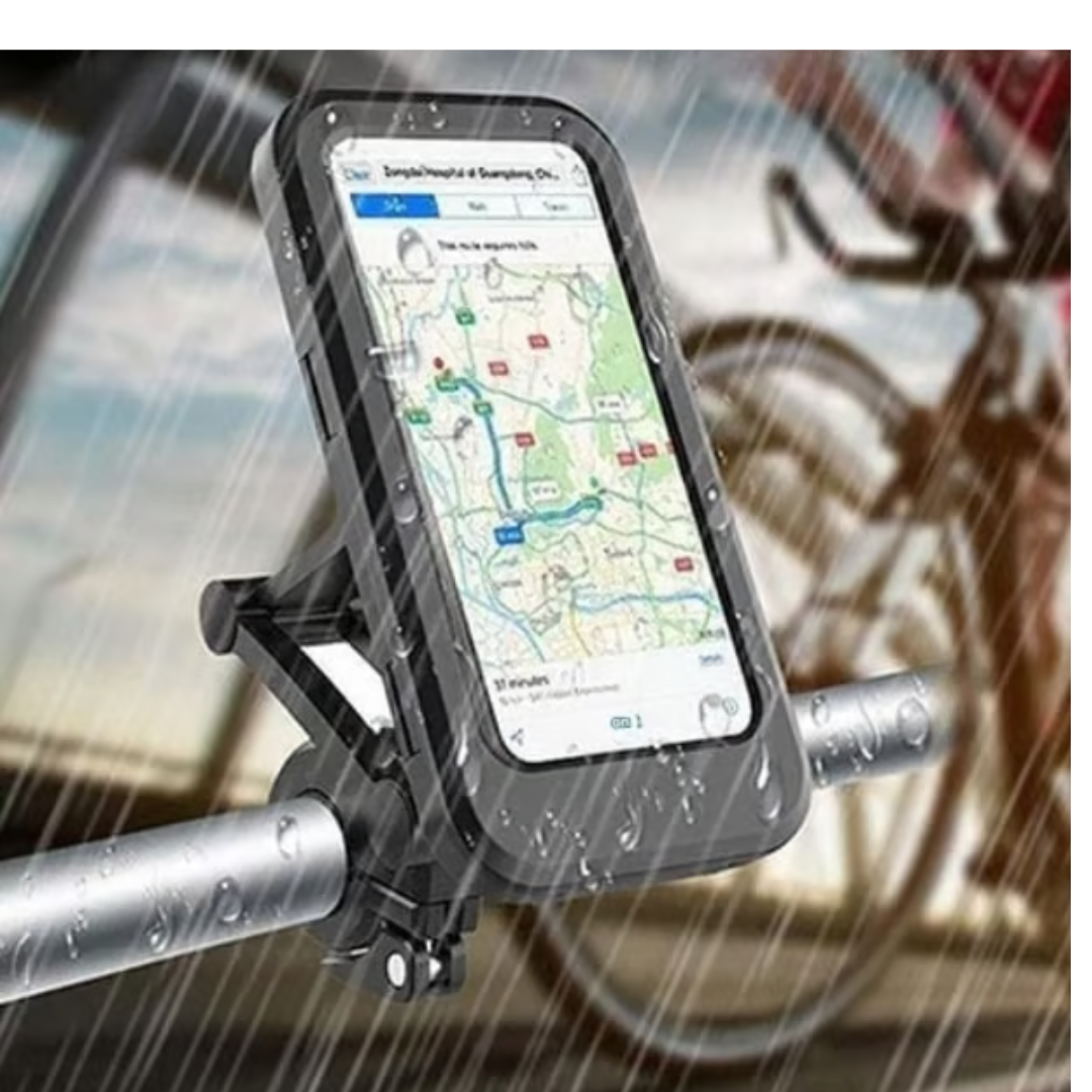 Suporte para telemóvel à prova de água para utilização em bicicletas e motas (2X1 OFERTA)