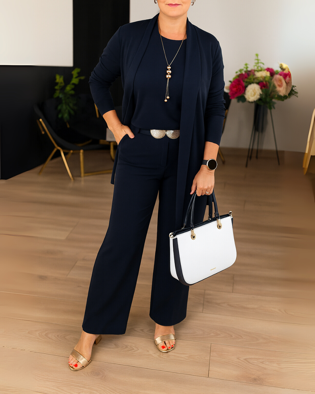 Conjunto de 3 Peças Elegante e Versátil para Mulher