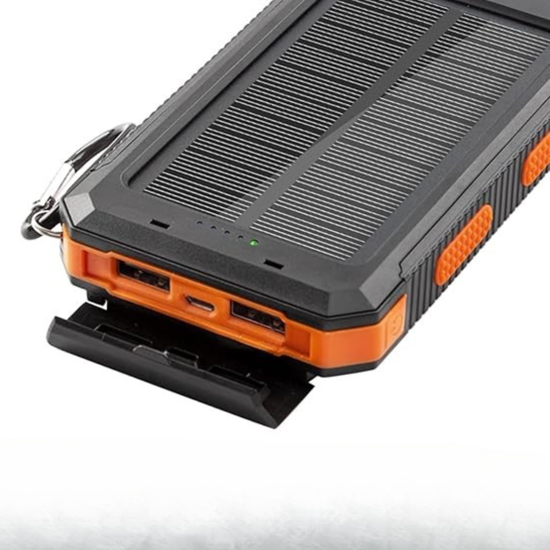 Carregador solar portátil à prova de água