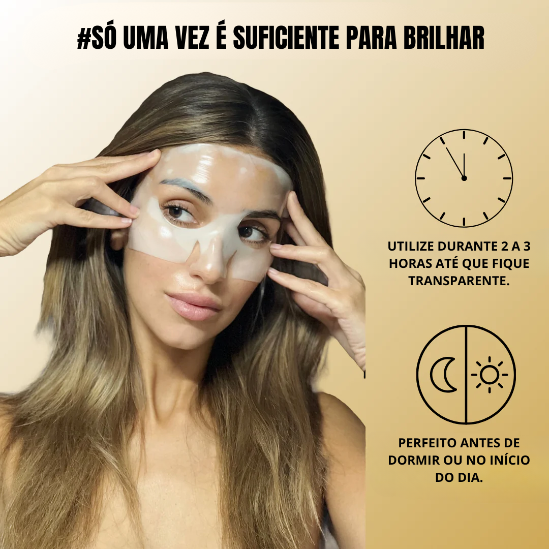 Máscara Hidratante de Colagénio 9 Unidades