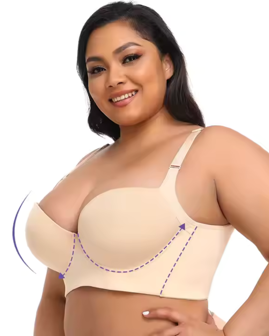 Soutien Push-Up Moldado com Efeito Alisador Nas Costas (OFERTA 2X1)