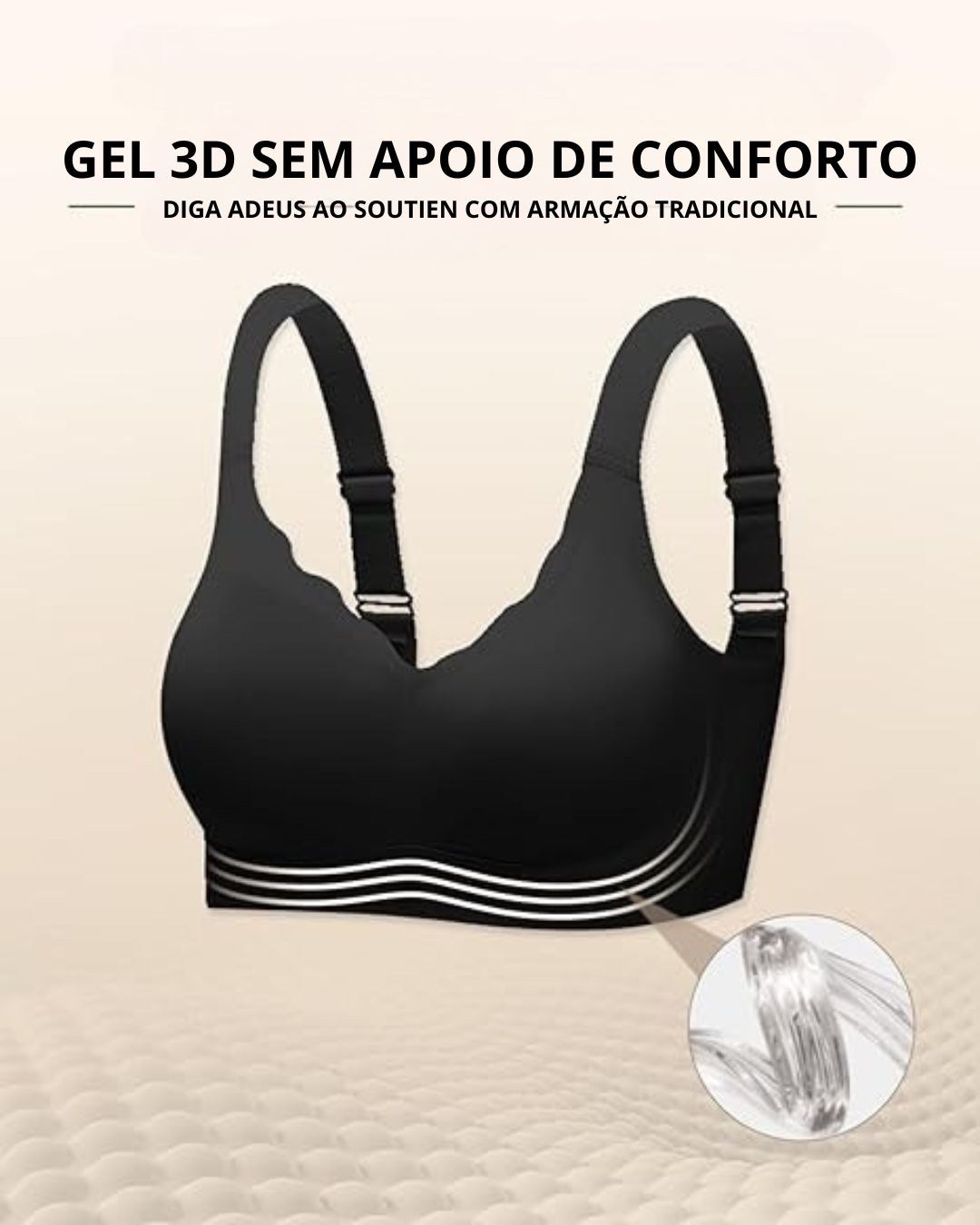 Sutiã Push-Up Macio e Confortável Sem Costuras (OFERTA 2X1)