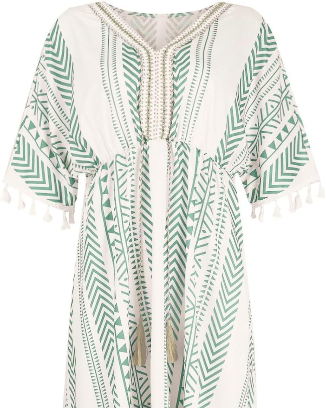 Vestido Elegante com Renda e Estampado