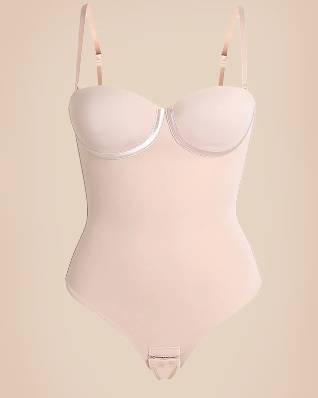 Body Shaper sem Costuras com Tanga e Laço nas Costas