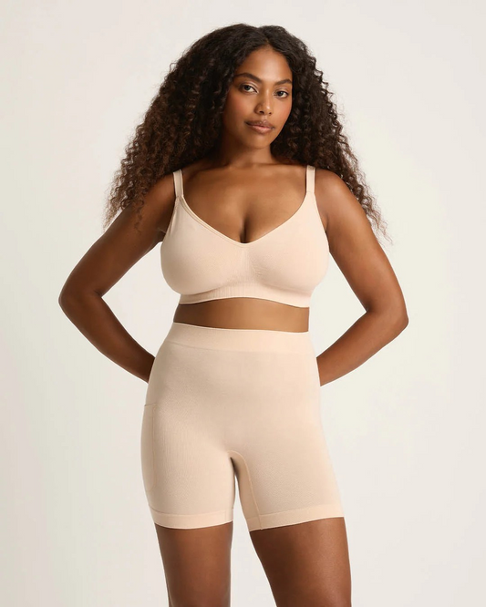 Short Tipo Legging sem Costura com Bolso Lateral Maciez, Sustentação e Conforto (OFERTA 2X1)