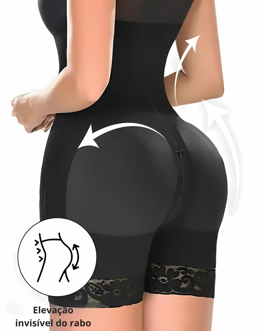 Modelador de Corpo de Tamanho Grande para Mulher