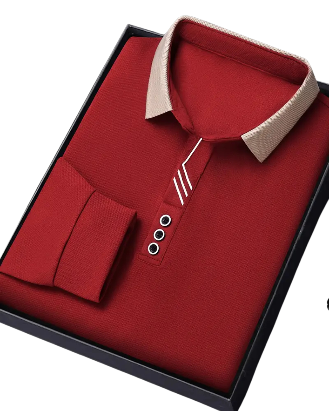 Camisa Casual de Negócios de Cor Sólida para Homem com Lapelas