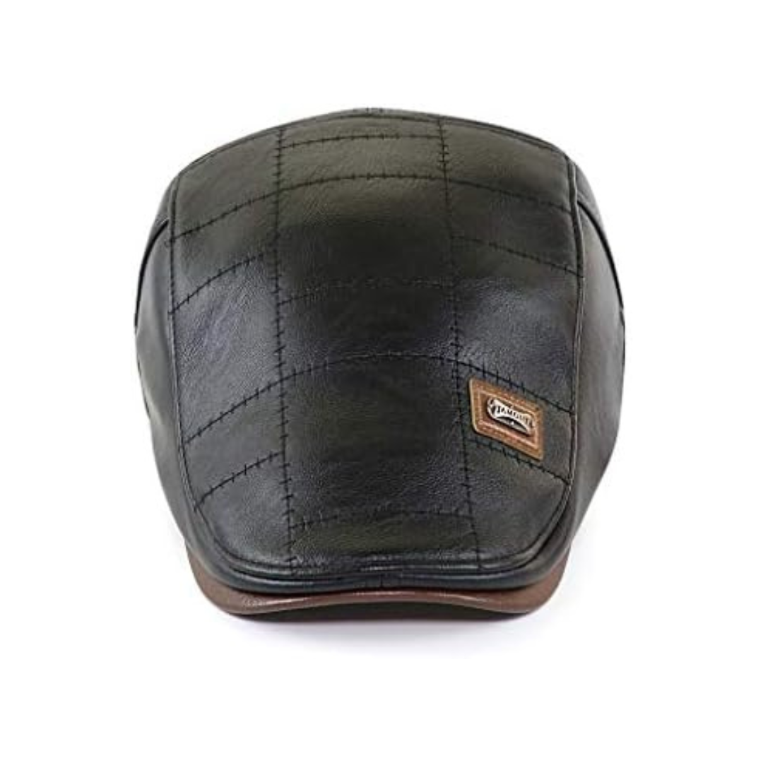 Boina de Couro para Homem