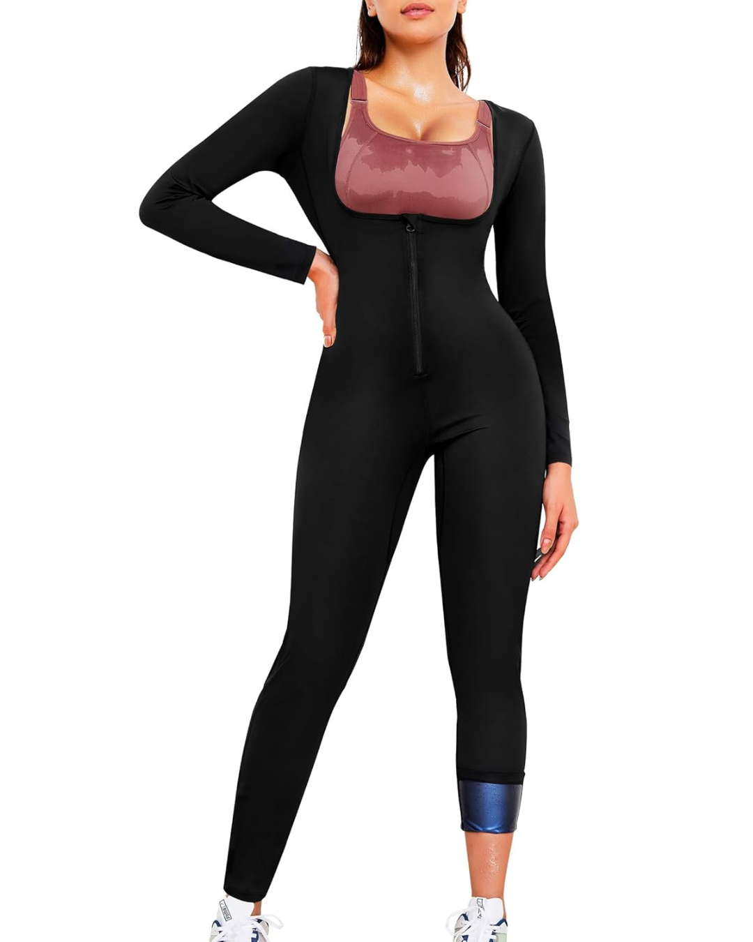 Macacão de Corpo Inteiro para Transpiração e Perda de Peso