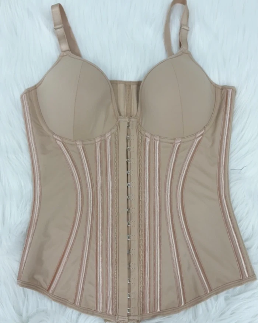 Cinta colombiana estilo espartilho com reforço para maior controlo abdominal