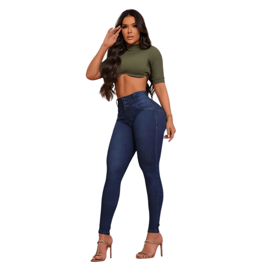 Calça push up para levantar os glúteos