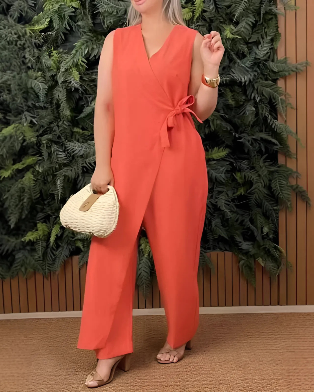 Macacão de linho leve