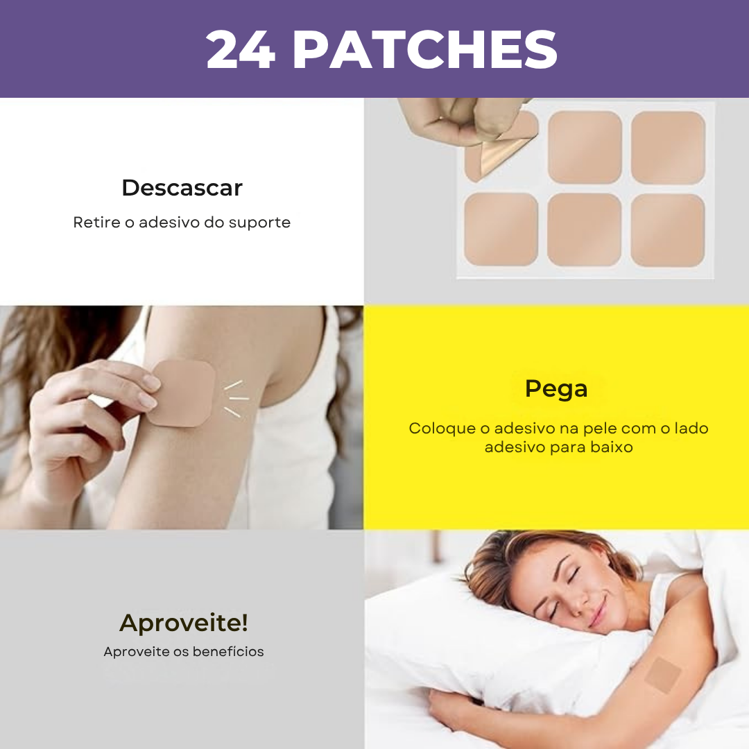 Parche Para Dormir Sleep Naturalful 24 peças (EM PROMOÇÃO 2X1)