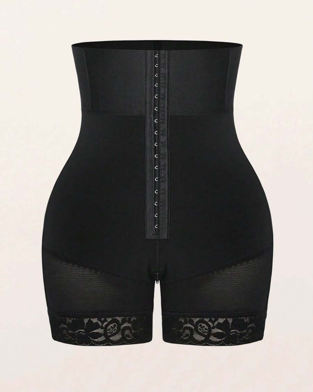 Modelador de Cintura Alta com Renda e Ganchos para Mulher (2X1 OFERTA)