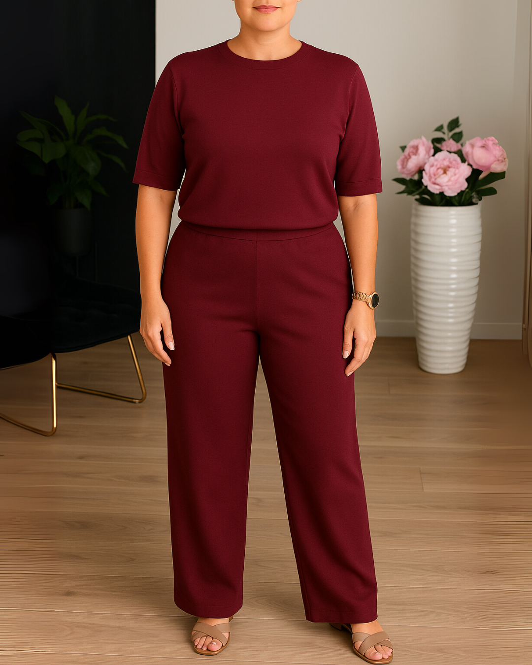Conjunto de 3 Peças Elegante e Versátil para Mulher