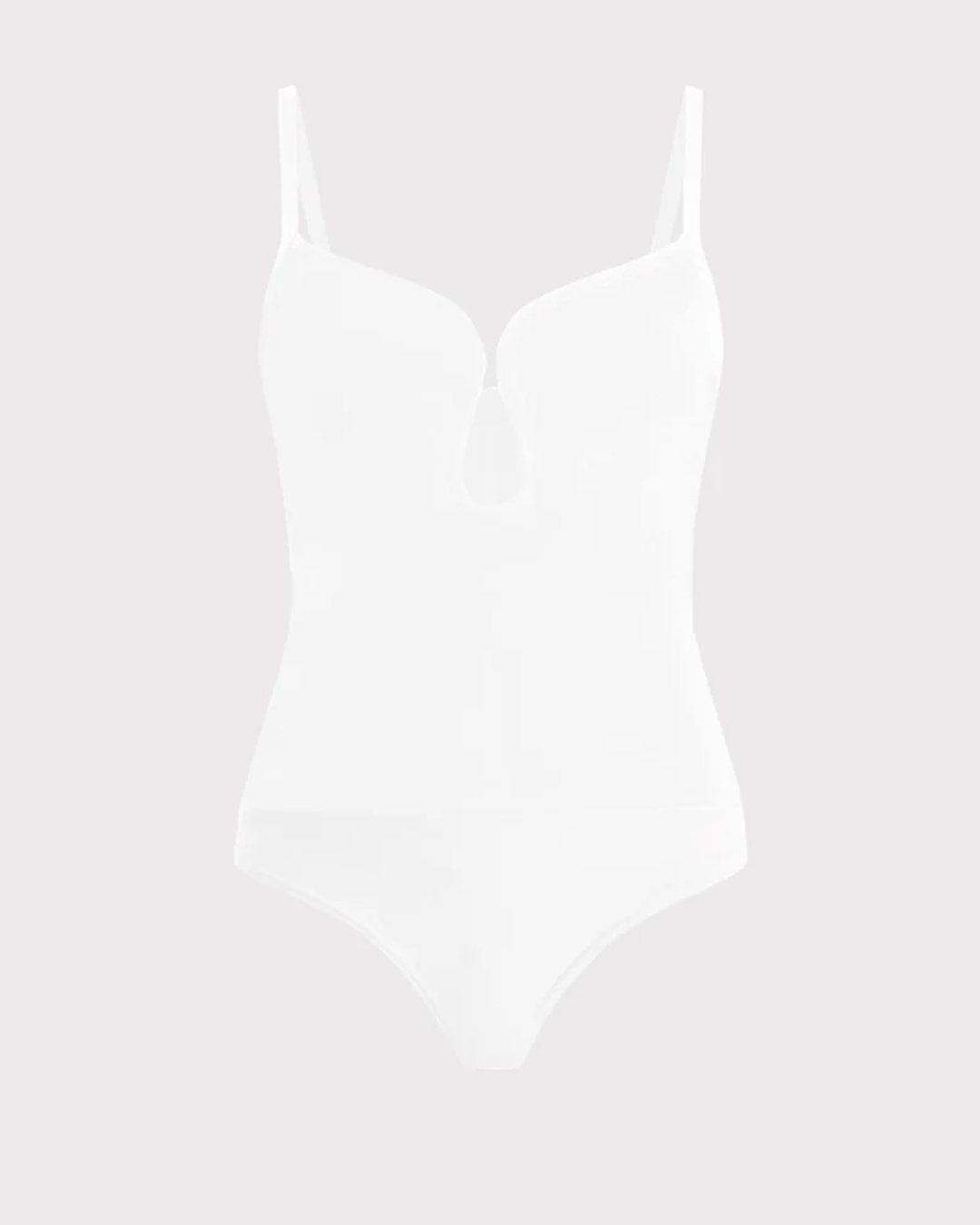 Body Sem Mangas com Decote em Forma de Coração