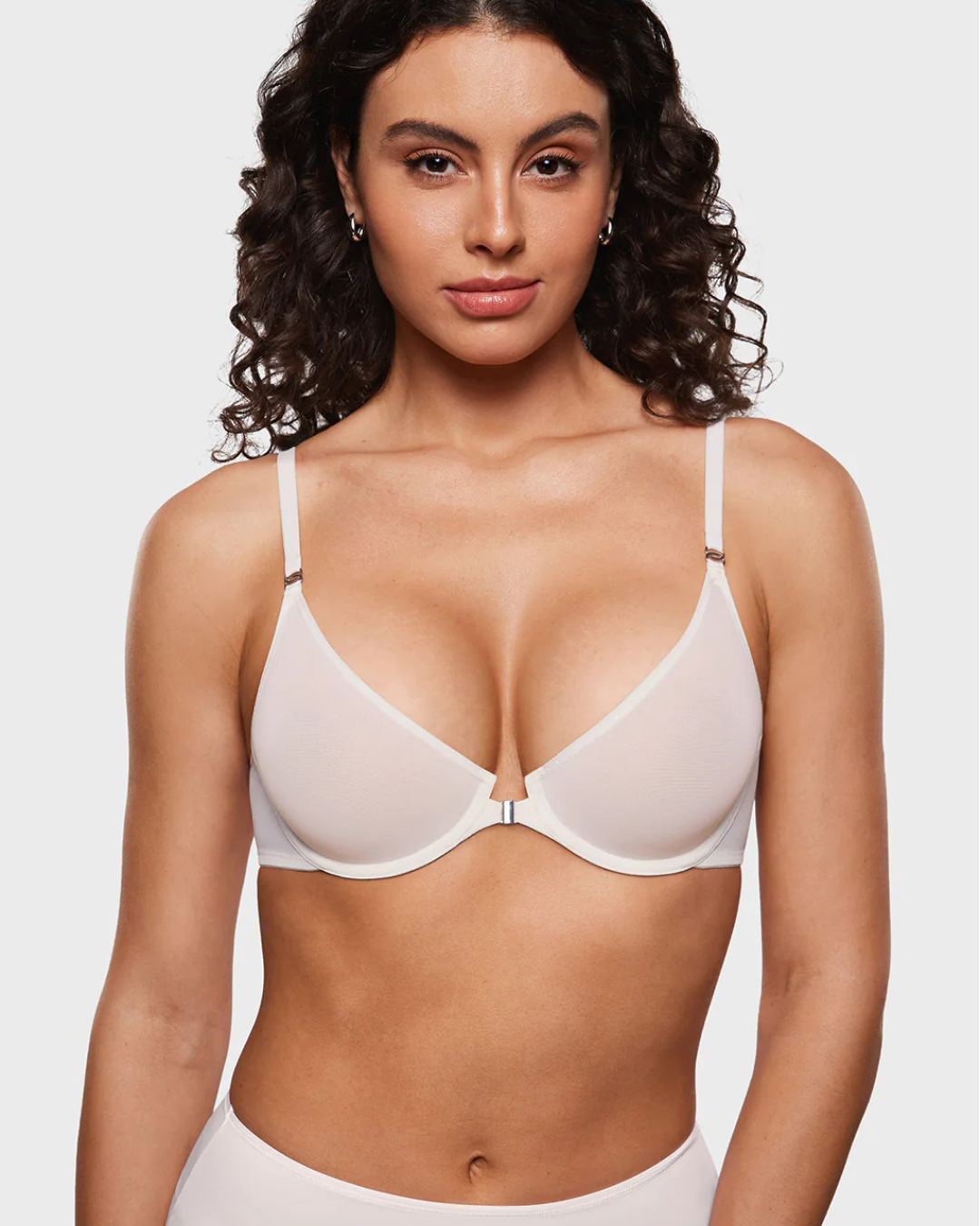 Soutien Transparente com Fecho à Frente (2X1 OFERTA GRÁTIS)