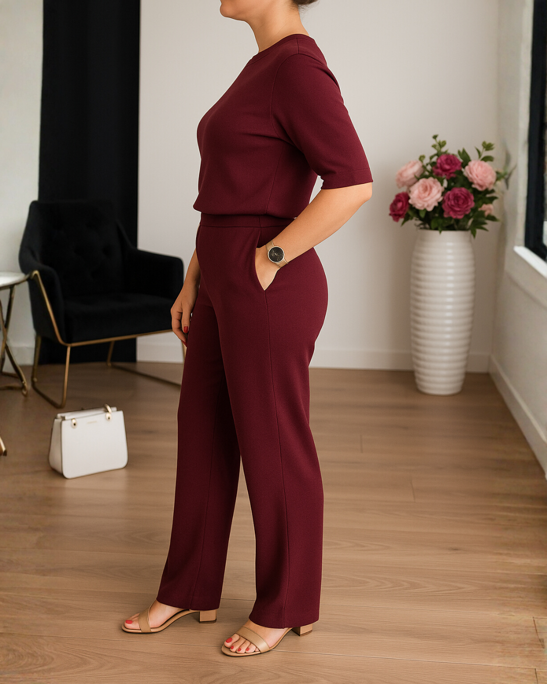 Conjunto de 3 Peças Elegante e Versátil para Mulher